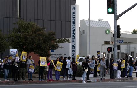 Thousands of US health care workers go on strike in multiple states over wages and staff shortages